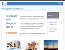 Tablet Screenshot of energie-reduc.com